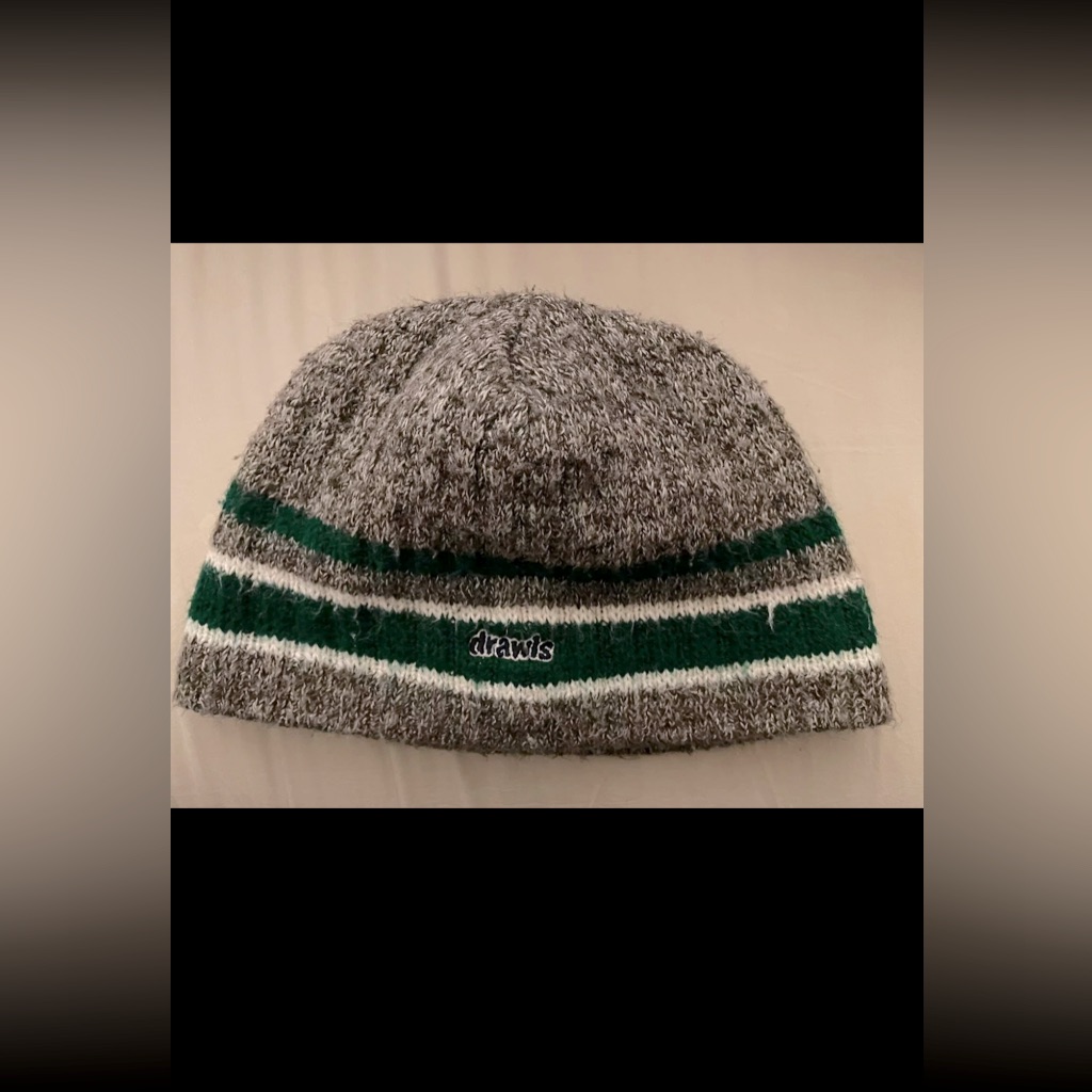 Vintage Original Drawls Brand Winter Beanie Skateboarding Hat 1990s Skate Shack